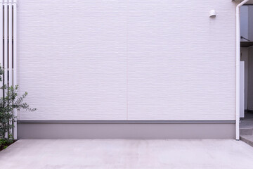 street wall background ,Industrial background, empty grunge urban street with warehouse brick wall