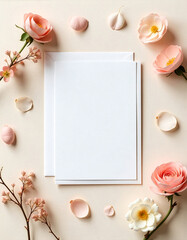 mockup greeting card