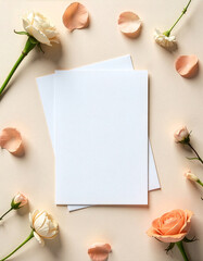 mockup greeting card
