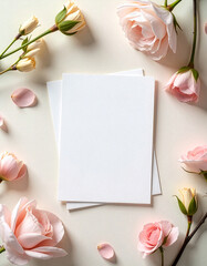 mockup greeting card