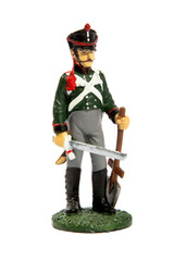 Obraz premium Toy soldier on a white background