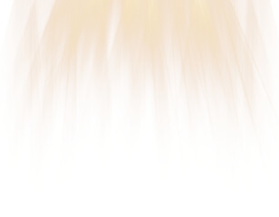 Abstract light waves and glowing rays isolated on transparent background