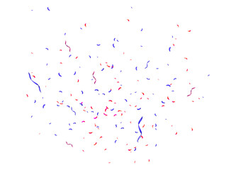 Festive multicolor confetti celebration overlay