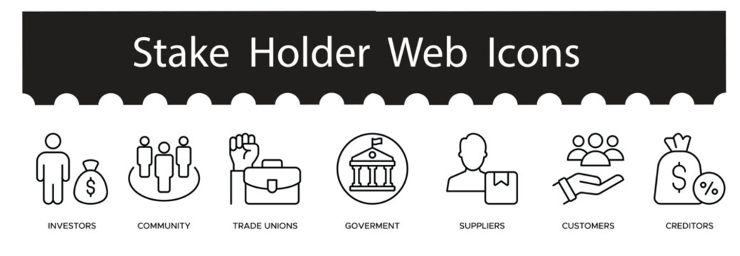 Real Estate Ownership and Property Investment Concept Vector Banner Featuring Homeowner Responsibility, Property Value, Mortgage Planning, and Business Management Symbols, Property Management icons.