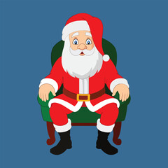 santa claus with gifts