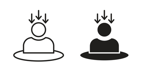 Centric consumer icons logo design, Pictogram Icons