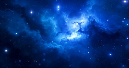 Deep Space Cosmic Nebula Glow