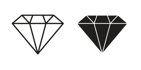Diamond icons logo design, Pictogram Icons