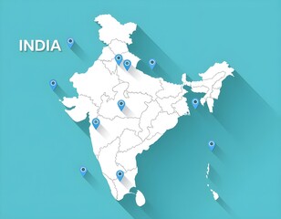 map of north india, map of india, , map , india map 