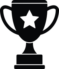 Trophy with Star Icon