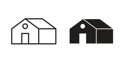 Obraz premium House icons logo design, Pictogram Icons