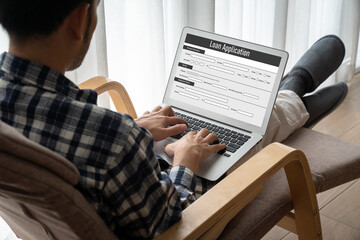 Online loan application form for modish digital information collection on the internet network