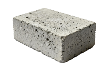 Concrete Block with Pores for Construction Use