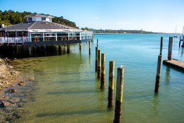 Fototapeta premium Paihia Wharf in Bay of Islands - New Zealand
