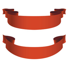 Red flag isolated on white background. Holiday icon.