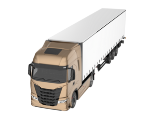 Cargo delivery big rig lorry haulage road high resolution transparent png photo