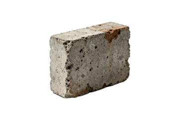 Concrete Building Block with Textured Surface
