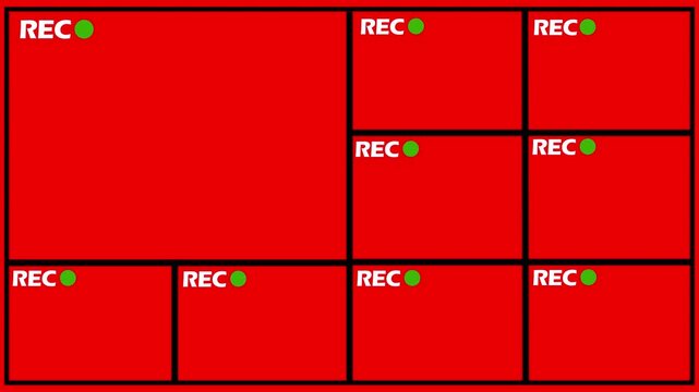 rec door in the wall animation rec animated with transparent background in 4K animation 