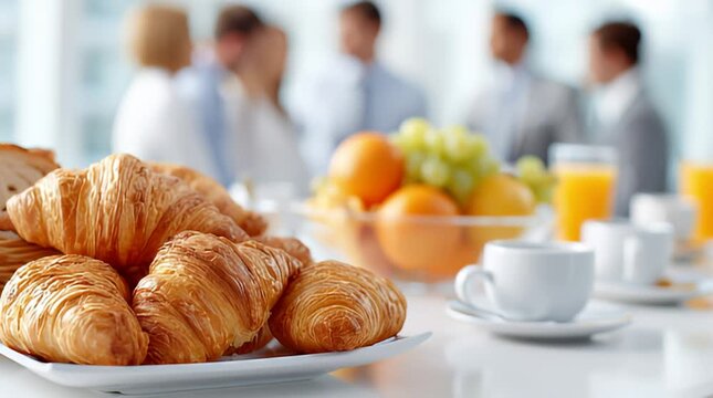 Business-Catering bei Firmenveranstaltung &ndash; Buffet und Networking