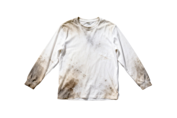 Distressed Tie-Dye Long Sleeve T-Shirt