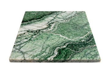 Green Marble Tile with Natural Veining Pattern