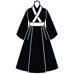 Silhouette women standing, elegant gown poses, black outline figures, formal fashion styles, dress diversity, minimal vector design, stylish posture concept