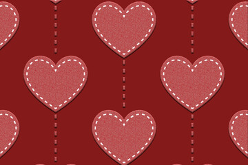 seamless pattern with hearts