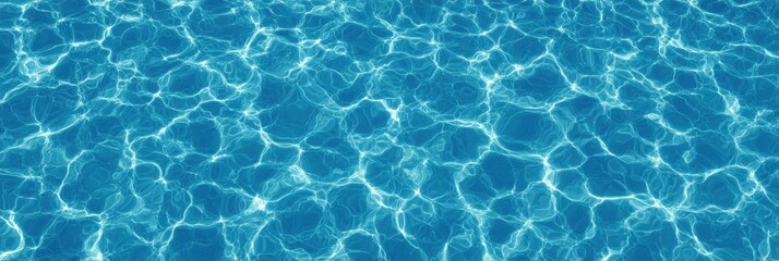 Obraz premium Turquoise rippled water texture background, shining blue water ripple pool abstract vector, suitable for fresh, natural, or liquid theme designs.