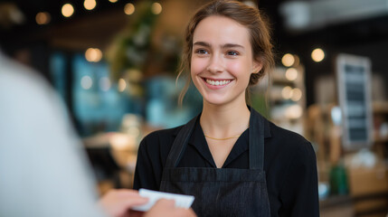 A small business owner greeting returning customers by name, years of consistent service visible in the relaxed, familiar exchange that defines earned trust. cinematic color correction, natural