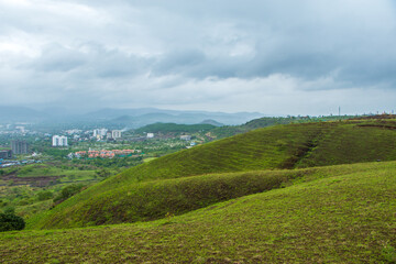 Obraz premium beautiful mountains, Western Ghat, Thamini Ghat, Pune, Maharashtra