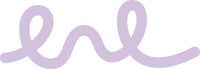 Obraz premium Doodle element with abstract organic shape, playful groovy squiggle line and cute scribble, simple cartoon stroke, trendy geometric curve wavy element.eps