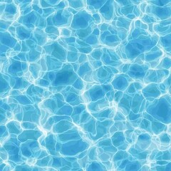 Photo of a seamless texture of crystal-clear pool water, suitable for water, transparent, or natural pattern designs.