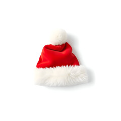 santa claus red hat isolated