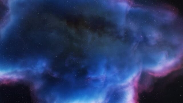 Stunning cosmic nebula with vibrant colors in deep space, perfect for science and astronomy enthusiasts