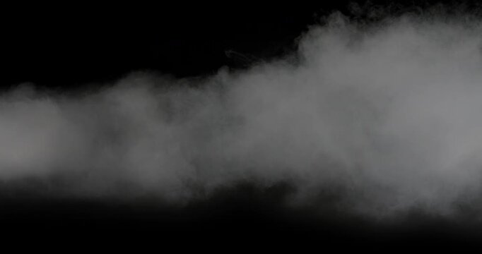 High quality cinematic fog and smoke stock video featuring realistic atmospheric mist movement. Perfect for filmmakers, video editors, VFX artists and content creators. This fog overlay creates a mood