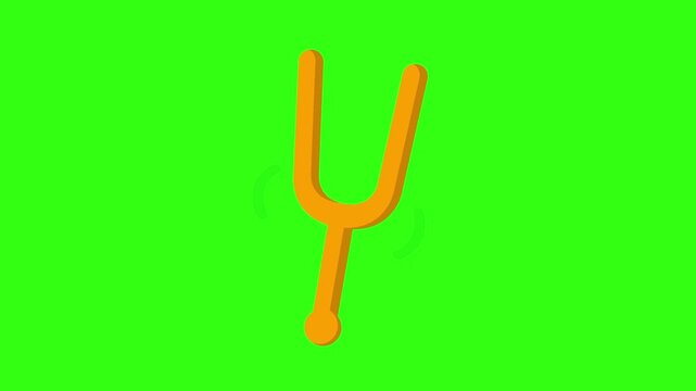 Magnet animation on green screen