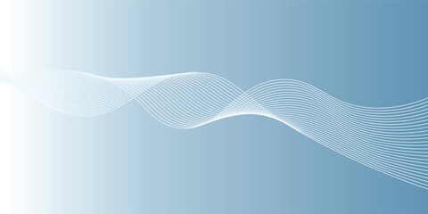 Abstract blue wavy background for website, presentation.