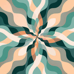 seamless pattern with ribbon