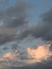 Dramatic Clouds in a Blue Sky