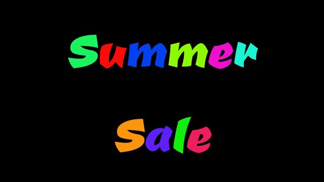 Colorful Phrase SANTA CLAUS appearing one letter at a time drawn by a spark on a random multicolored background horizontal layout