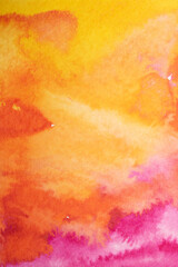 A Colourful Watercolour Paint Brush Stroke for Background