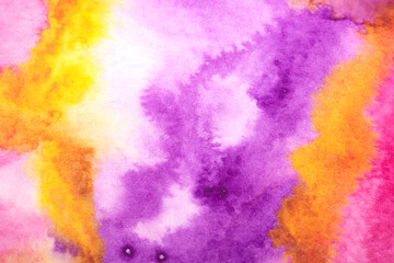 A Colourful Watercolour Paint Brush Stroke for Background