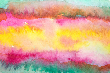 A Colourful Watercolour Paint Brush Stroke for Background