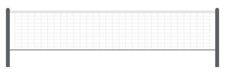 Tennis net isolated on white background. Tennis sport concept. Vector stock