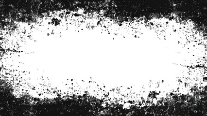 Creative grunge border frame illustration featuring splashed ink rough banner background. old grunge frame vintage paper texture.