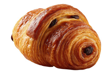 Pain au Chocolat Pastry with Visible Chocolate Strip
