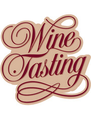 Wine Tasting Script Typography Design