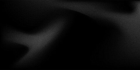 Empty black studio bg with limbo for product show. 3d render of room podium background with floor and wall. Simple scene with dark grey surface for goods presentation and black friday. 3D Illustration