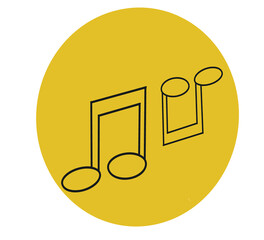 Music note icon