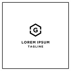 ag or gv hexagon logo